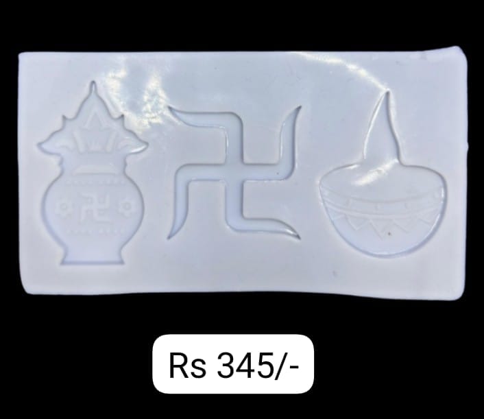 Beyond Bake 3-in-1 Festive Diwali Kalash, Swastik & Diya Silicone Mould