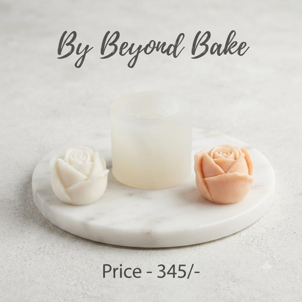 Beyond Bake 3D Mini Rose Bud Silicone Candle Mould