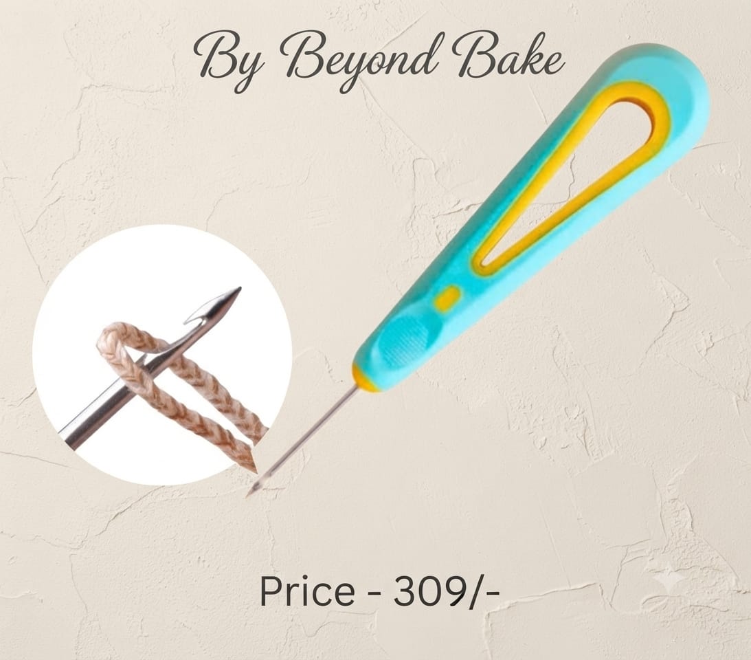 Beyond Bake Ergonomic Latch Hook Candle Wick Threading Tool / Piercing Needle