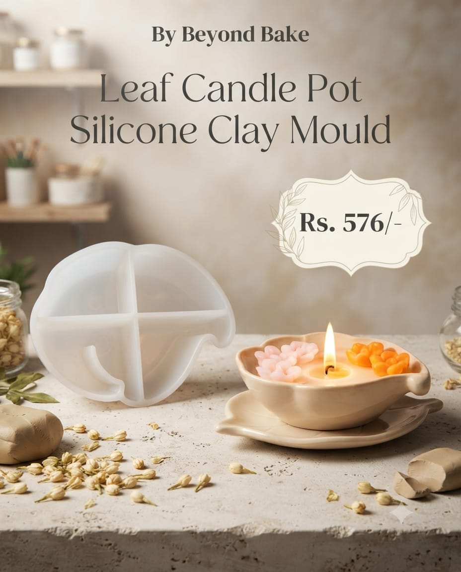 Beyond Bake Leaf Candle Pot Silicone Mould