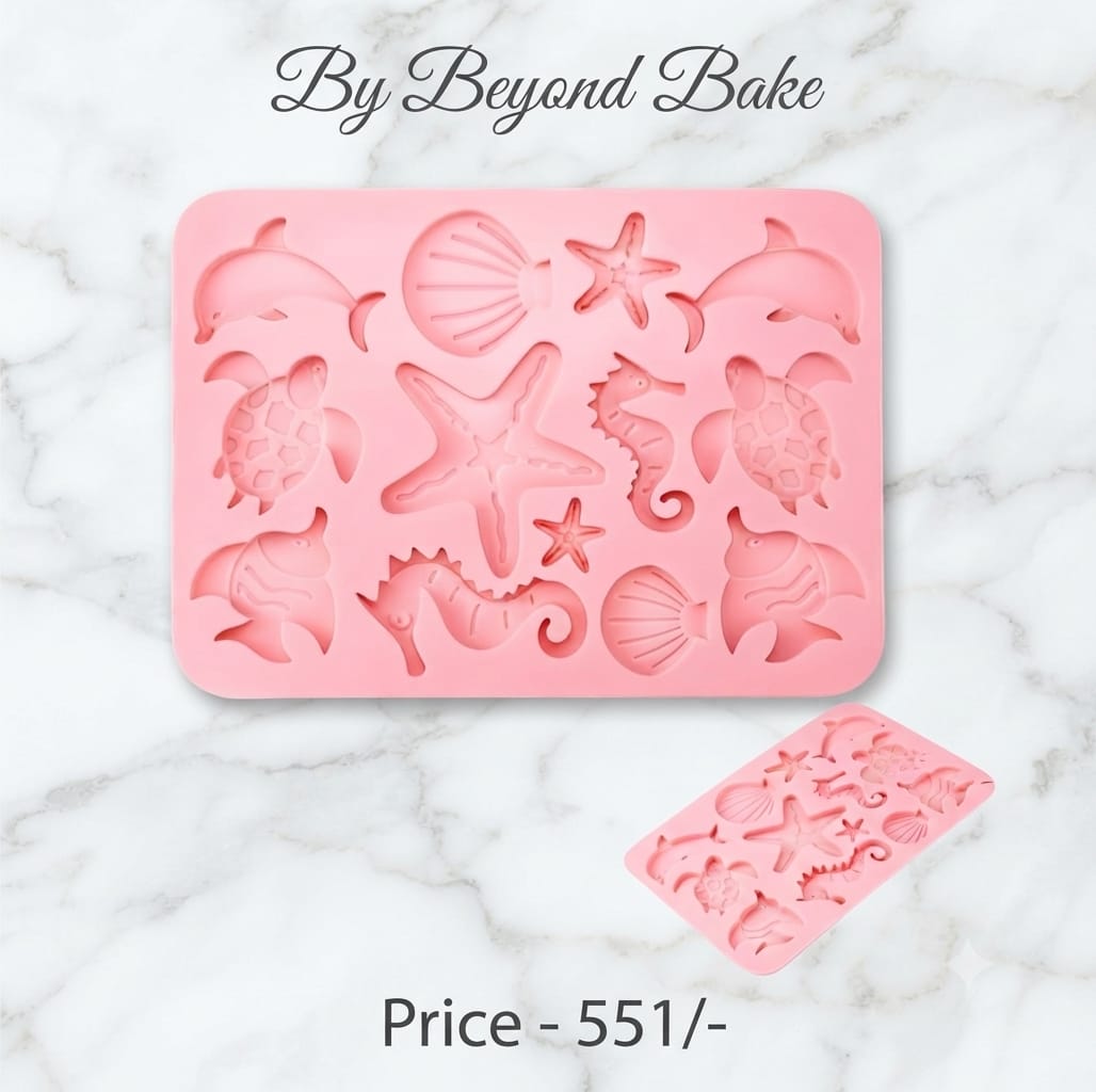 Beyond Bake Multi-Cavity Ocean Sea Life Silicone Mould