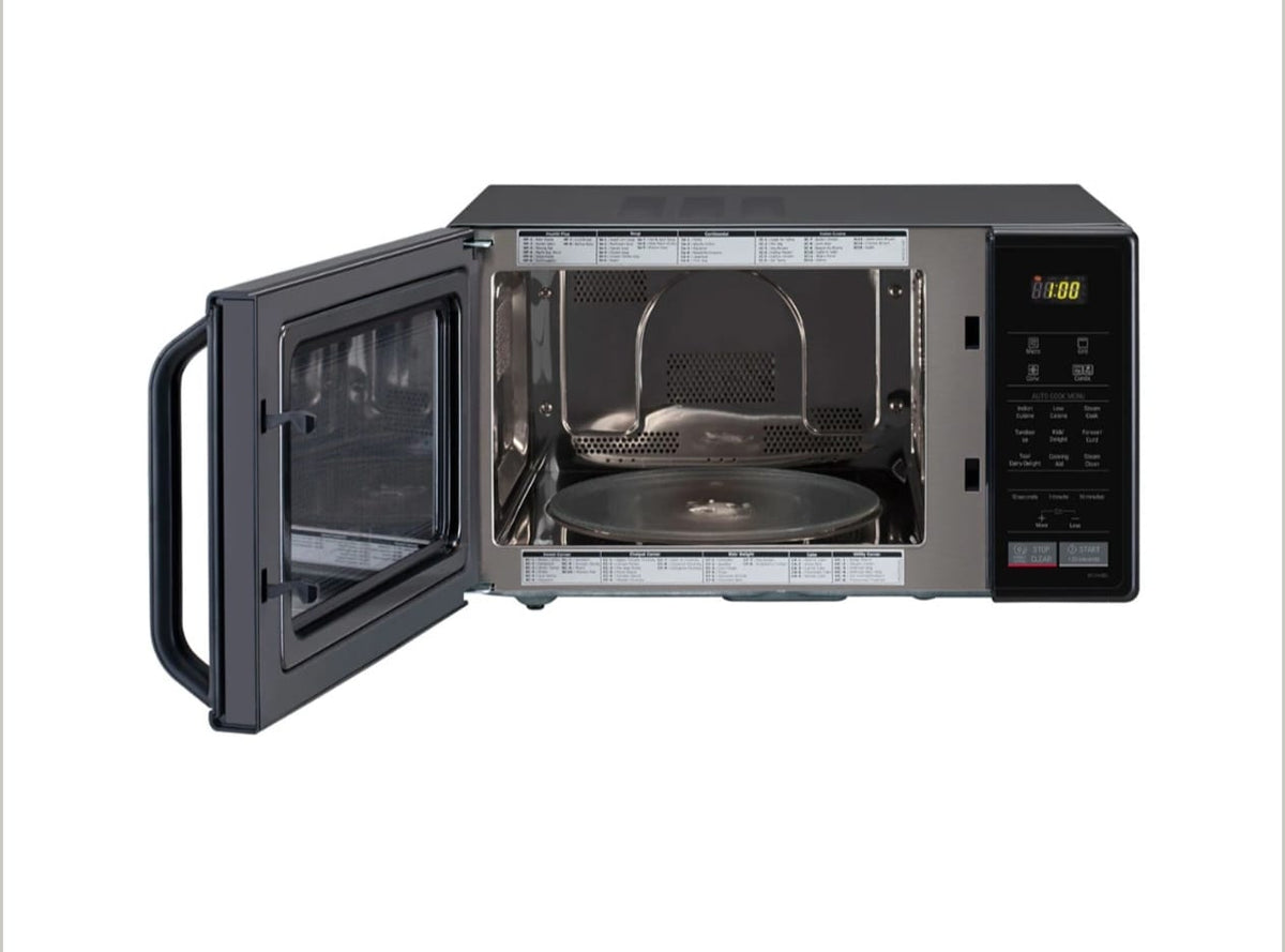 LG 21L All-In-One Convection Microwave Oven with Stainless Steel Cavity & Auto Cook Menus (Black - MC2146BL)