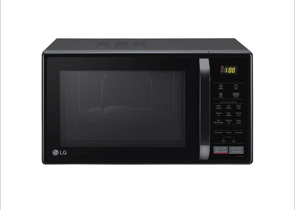 LG 21L All-In-One Convection Microwave Oven with Stainless Steel Cavity & Auto Cook Menus (Black - MC2146BL)