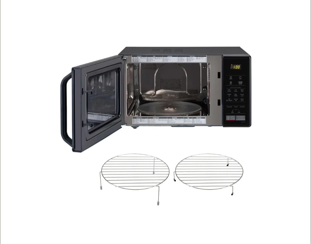 LG 21L All-In-One Convection Microwave Oven with Stainless Steel Cavity & Auto Cook Menus (Black - MC2146BL)