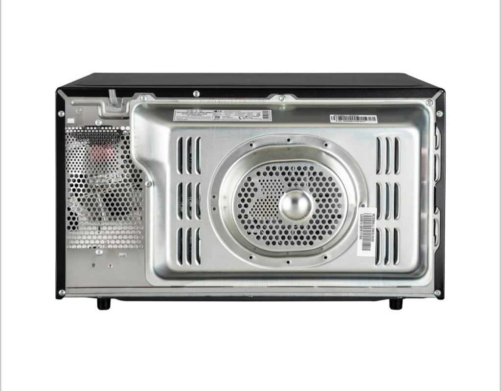LG 28L All-In-One Convection Microwave Oven with Quartz Heater & 251 Auto Cook Menus (Glossy Black - MC2846BG)