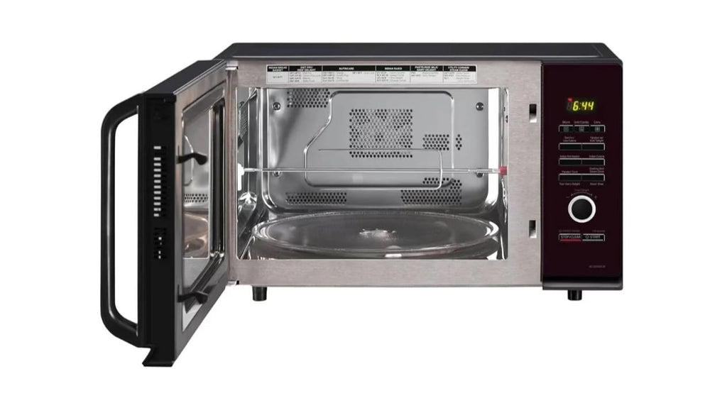 LG 32L Convection Microwave Oven with 360° Motorized Rotisserie & Diet Fry™ (Black Regal Pattern - MC3286BIUM)