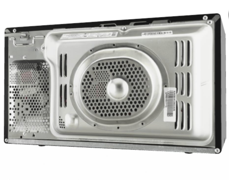 LG 28L Charcoal Convection Microwave Oven with 360° Motorised Rotisserie & Diet Fry™ (Floral Wine / Black - MJEN286VIW)