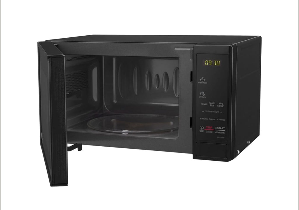 LG 20L Solo Microwave Oven with Intellowave Technology & Health Plus Menu (Black - MS2043DB)