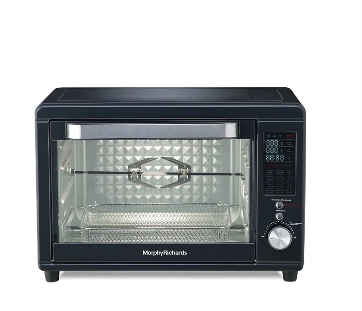 Morphy Richards 40RCAD 40-Litre Digital OTG (Black, 2000 Watts) with 13 Preset Menus, Tandoor & Rotisserie