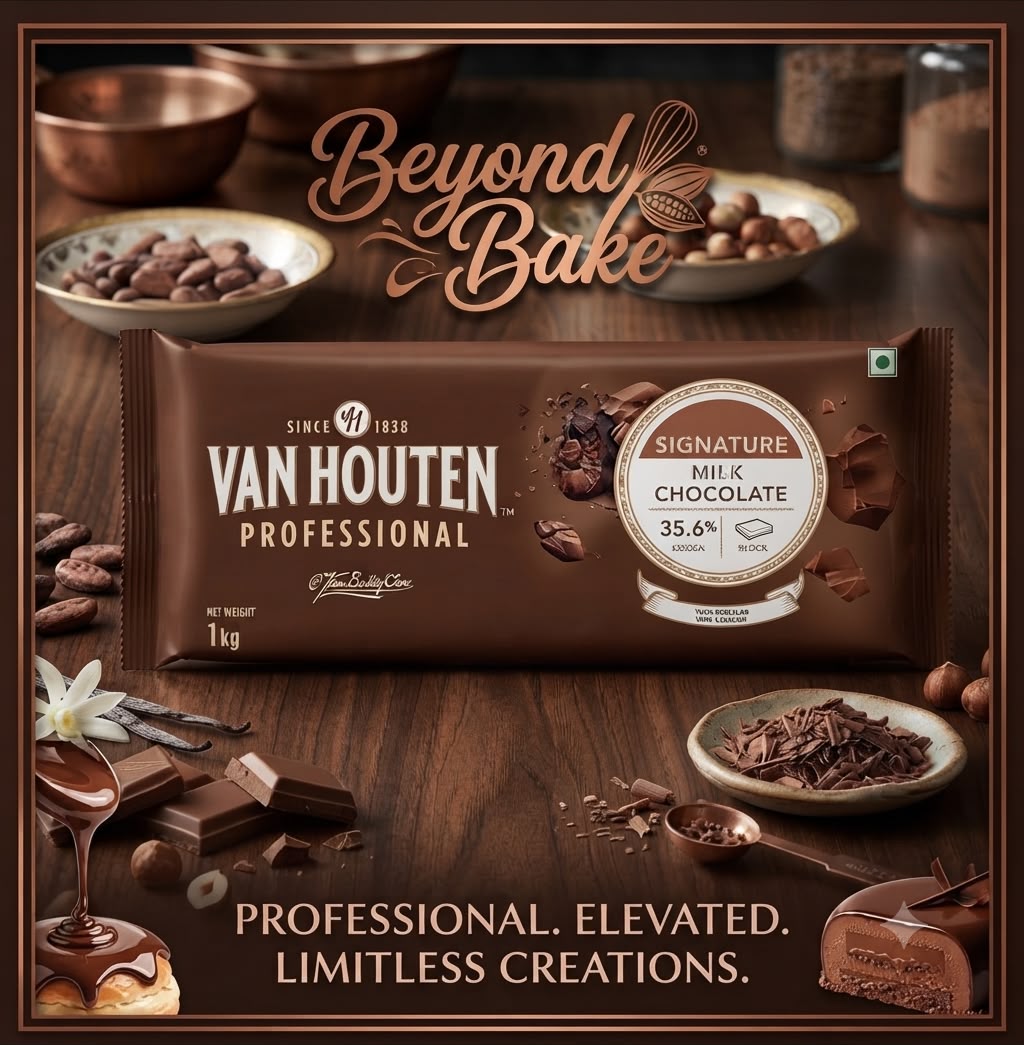 Van Houten Professional Signature 35.6% Milk Couverture Chocolate Block (1kg)