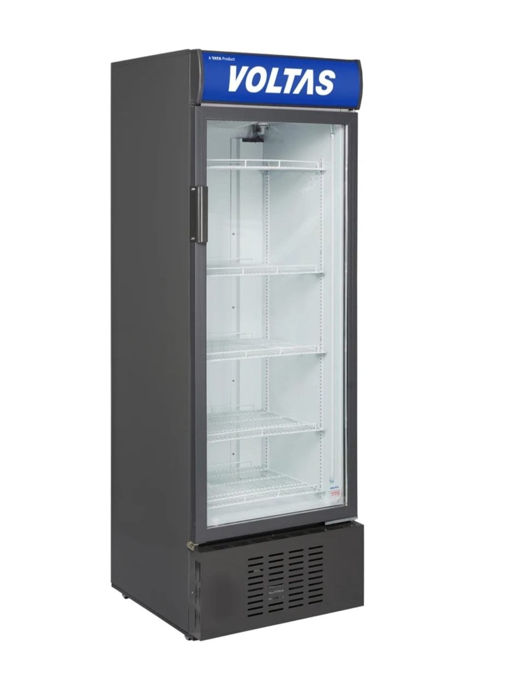 Voltas 450L Single Door Visi Cooler with Low-E Glass (Metallic Grey - VC GT 450 SD P)