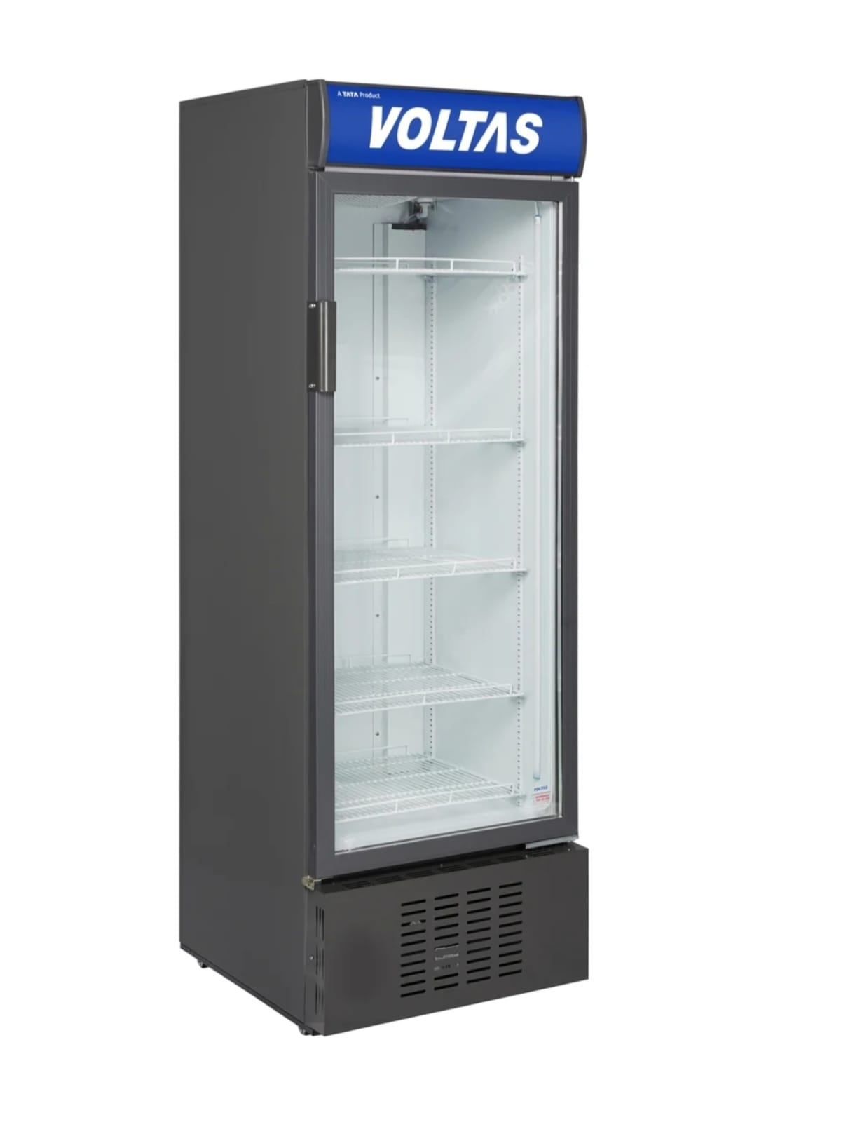 Voltas 450L Single Door Visi Cooler with Low-E Glass (Metallic Grey - VC GT 450 SD P)