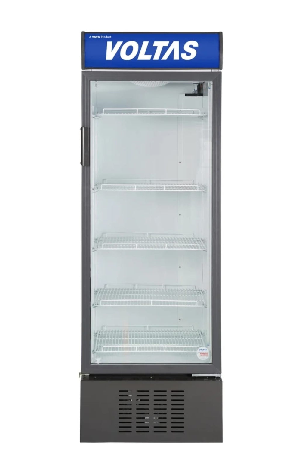 Voltas 450L Single Door Visi Cooler with Low-E Glass (Metallic Grey - VC GT 450 SD P)