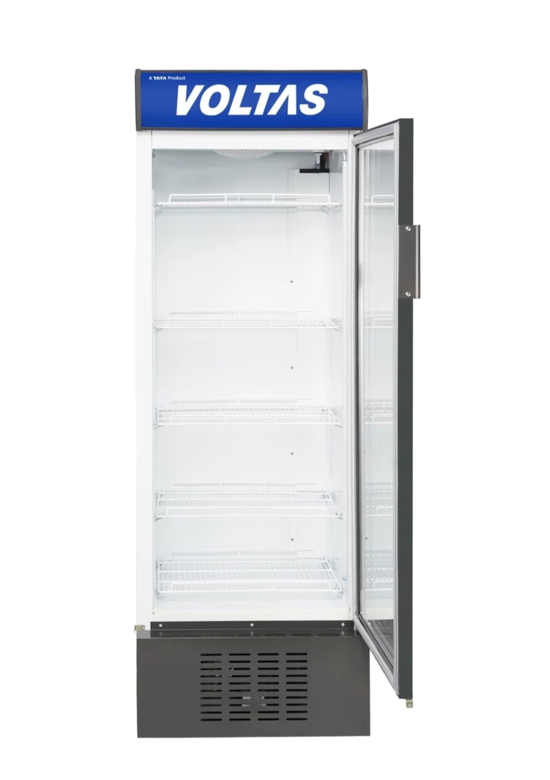 Voltas 450L Single Door Visi Cooler with Low-E Glass (Metallic Grey - VC GT 450 SD P)